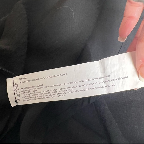 Point Zero Relaxed Fit Short Sleeve Blouse - Career/Casual - Black - Picture 4 of 7